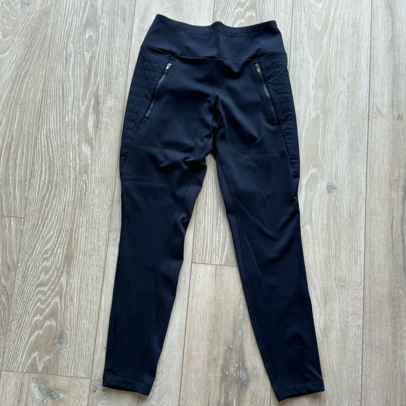 Athleta Peak Hybrid Fleece Tight-Navy Blue, size XS Petite - Picture 1 of 6